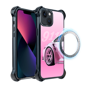 shumee Ovitek za iPhone 13 IBIZU DropGuard Ultra z MagSafe, TechDrive, 911 roza