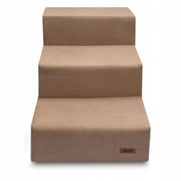 shumee Pasje stopnice za kavč in posteljo bež čivava HUGGY DOGGY Climber L