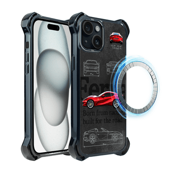 shumee Ovitek za iPhone 15 IBIZU DropGuard Ultra z MagSafe, TechDrive, 812 Superfast