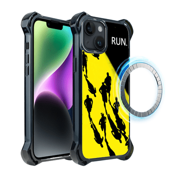 shumee Ovitek za iPhone 14 Plus IBIZU DropGuard Ultra z MagSafe, #Move, Run of Champions