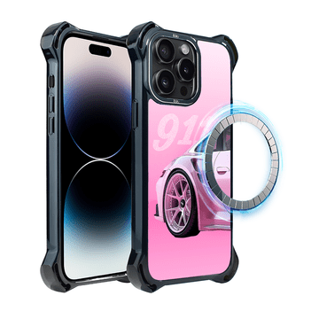 shumee Ovitek za iPhone 14 Pro Max IBIZU DropGuard Ultra z MagSafe, TechDrive, 911 roza