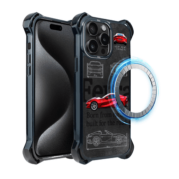 shumee Ovitek za iPhone 15 Pro Max IBIZU DropGuard Ultra z MagSafe, TechDrive, 812 Superfast