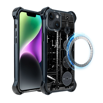 shumee Ovitek za iPhone 14 Plus IBIZU DropGuard Ultra z MagSafe, #Move, postaja za likanje