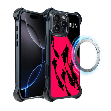 shumee Ovitek za iPhone 16 Pro Max IBIZU DropGuard Ultra z MagSafe, #Move, Night Marathon