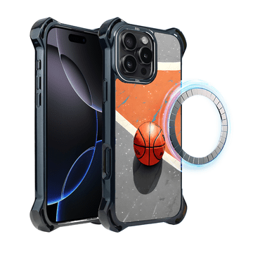 shumee iPhone 16 Pro IBIZU DropGuard Ultra Case z MagSafe, #Move, Basketball