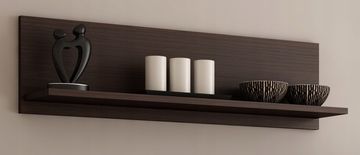 shumee STENSKA VISEČA POLICA, ŠIROKA 100 CM, wenge. Stenska viseča polica.