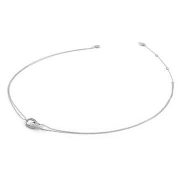 Guess Dvojna ogrlica s cirkoni Nuances JSBN04550JWRHT/U