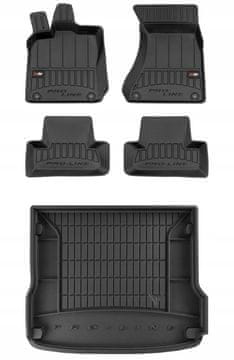 shumee 3D KOMPLET talnih preprog in zaščitne preproge za prtljažnik Audi Q5 1 2008-2016