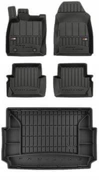 shumee 3D KOMPLET gumijastih tepihov in zaščitnih preprog Ford Fiesta MK8 Active 2017-2023 d