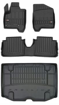 shumee 3D KOMPLET talnih preprog in zaščitnih preprog Citroen C3 PICASSO I 2008-2017 g