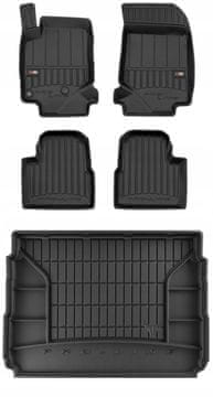 shumee 3D KOMPLET talnih preprog in zaščitne preproge za prtljažnik Citroen C4 3 kombilimuzina od leta 2020