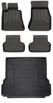 shumee 3D KOMPLET talnih preprog in zaščitne preproge za prtljažnik BMW G31 karavan 2017-2023