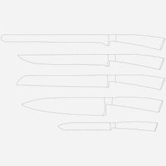 BERKEL Set 5 nožev Elegance chef Set Rdeči