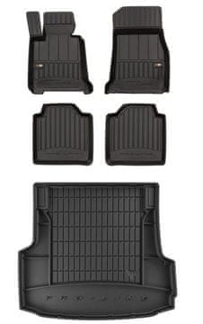 shumee 3D KOMPLET talnih preprog in zaščitne preproge za prtljažnik BMW 3 F34 GT 2013-2021