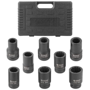 shumee Komplet udarnih ključev 1"" 12-točkovnih 22-41mm