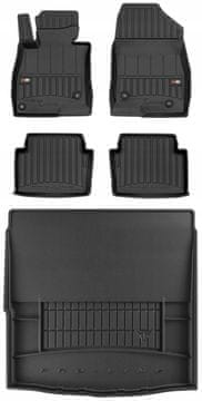 shumee 3D KOMPLET talnih preprog in zaščitne preproge za prtljažnik Mazda 3 3 HB 2013-2018 g