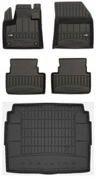 shumee 3D SET gumijastih tepihov in zaščitne preproge za prtljažnik Citroen C5 Aircross od leta 2018 naprej