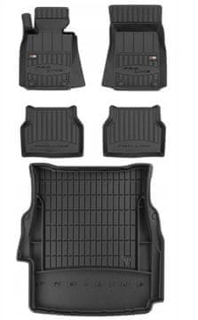 shumee 3D KOMPLET gumijastih tepihov in prevlek BMW 5 E39 limuzina 1995-2003