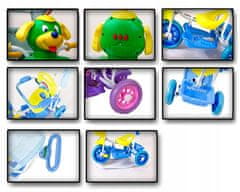 shumee ZIBELKA ZA TRICILEC Z MEHKIMI KOLESI, 3 BARVE