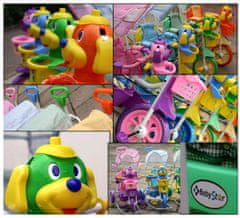 shumee ZIBELKA ZA TRICILEC Z MEHKIMI KOLESI, 3 BARVE