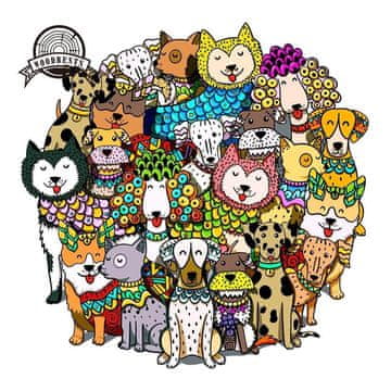 Moments Lesena sestavljanka Dog World L