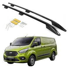 shumee Strešne nosilce FORD TRANSIT CUSTOM SHORT 2012-2023 BARVA ČRNA L1