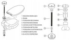 shumee DESKA Sedesowa WC WILNOOPADAJĄCA Wypinana AQUER