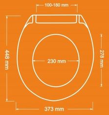shumee DESKA Sedesowa WC WILNOOPADAJĄCA Wypinana AQUER