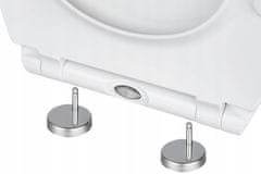 shumee Snemljiv tanek straniščni sedež z mehkim zapiranjem