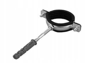 shumee Držalo za cevne objemke za cevi 75-80 mm 2 1/2 palca z gumo