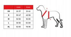 Truelove Črn oprsnik za majhne pse Truelove Strong Pups S