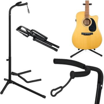 shumee Stojalo za kitaro univerzalno stojalo za kitaro, držalo za kitaro, obešalnik za kitaro