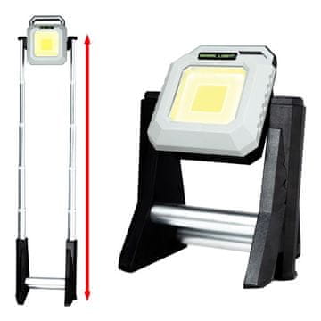 shumee Teleskopski reflektor z baterijsko baterijo AKU LED YH-11