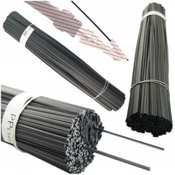 shumee PPET4X Lepilo za varjenje plastike PP/ET4X, mešanica 1 kg trikotnih trakov