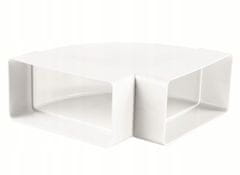 VENTS Horizontalno koleno 90 stopinj 110x55mm ZRAČNIKI