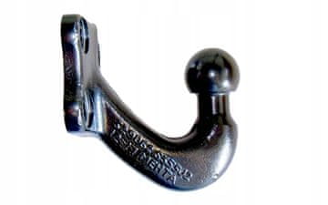 shumee Vlečna kljuka, kovana krogla za vlečno kljuko, 4 vijaki, WESTFALIA SPODNJI, razmik 3 cm, 83x56