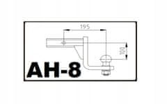 Auto-Hak ADAPTER ZA SPUŠČANJE VLEČNE KROGLE USA Auto Hak AH-8 52x52