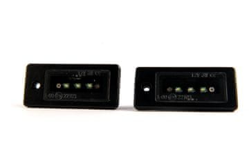 shumee Audi LED luči za registrsko tablico 2x600lm, komplet 2 črnih