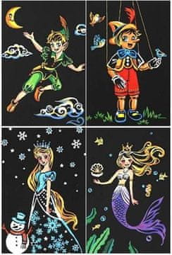 shumee Čarobne praskanke Pravljice (4 kosi) 20x15 cm