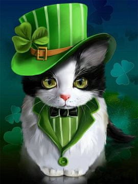 shumee Diamantno vezenje Kitten Elegant 35x45 cm K