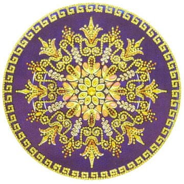 Moments Diamantno vezenje zlata mandala 30x30 cm
