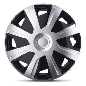 AutoStyle Pokrovi platišč J-Tec Mistral Van Silver/Black 16''