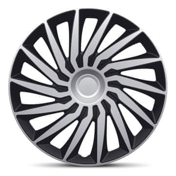 AutoStyle Pokrovi platišč Kendo Silver/Black 14''