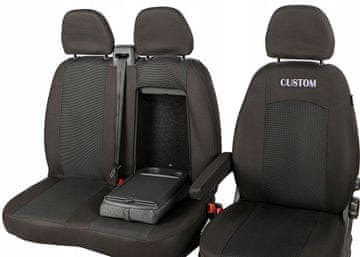 shumee SEDEŽNE PREVLEKE PO MERI ZA FORD TRANSIT CUSTOM V362 2012–2023