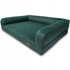 shumee Pravokotna postelja za velikega psa, ortopedski kavč HUGGY DOGGY XXL