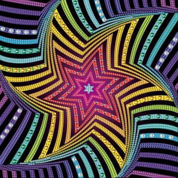 shumee Diamantno vezenje Diamantna iluzija 30x30 cm