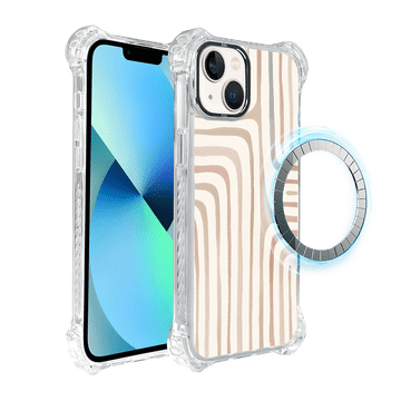 shumee Ovitek DropGuard Ultra za iPhone 13 IBIZU z MagSafe, Boho, Sand Maze