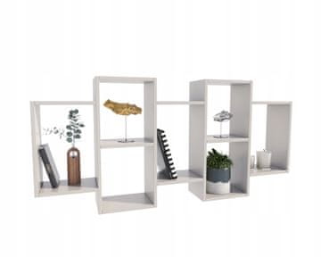 shumee Viseča polica KAŠMIR STENSKA VISEČA POLICA POLO BIS stenska polica 147 cm