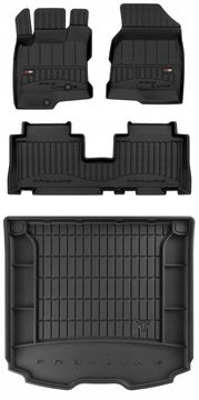 shumee SET 3D gumijastih tepihov Opel Antara 2006-2017