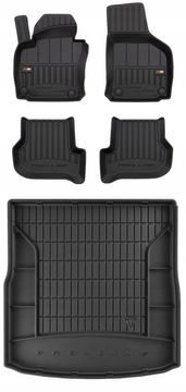 shumee SET 3D gumijastih tepihov VW Golf 6 Kombi 2008-2012